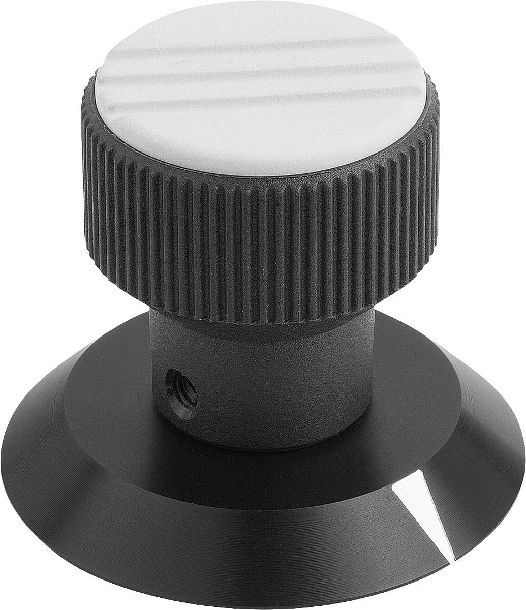 Norelem 06105-2065 NOVO.GRIP STELLKNOPF GR.2  D=6H7, DECKEL LICHTGRAU - 06105-2065 NOVO-GRIP STELLKNOPF GR-2  D 6H7 - DECKEL LICHTGRAU