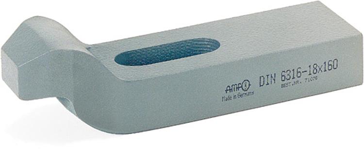 AMF 6316-22x200 Spanneisen, gekröpft, für   Spannschraube   metr.: M20 M22, für   Spannschraube   Zoll: 3/4, A: 30 - DIN 6316 Spanneisen - gekroepft-Abbildung