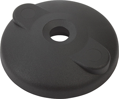 Kipp K0423.3080 TELLER F. STELLFUSS FORM C, - KIPP K0423-C Teller fuer Stellfuesse aus Kunststoff -