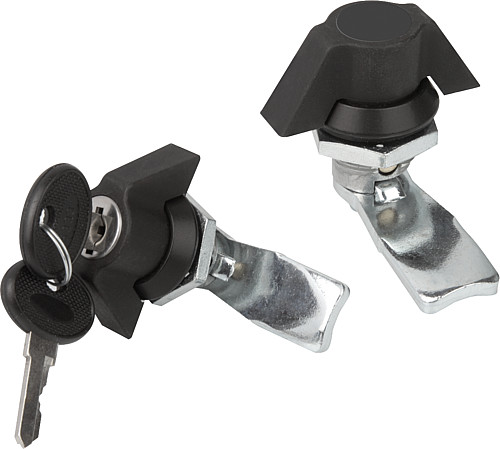 Kipp K0525.1183 DREHRIEGEL MIT KNEBELBETÄTIGUNG - KIPP K0525 Drehriegel mit Knebelbetaetigung