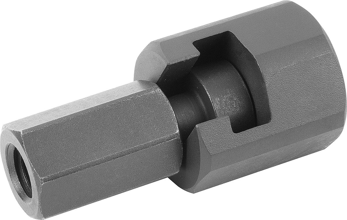Norelem 23450-12 SCHNELLSTECKKUPPLUNG, MIT RADIALVERSATZAUSGLEICH - 23450-12 SCHNELLSTECKKUPPLUNG - MIT RADIALVERSATZAUSGLEICH