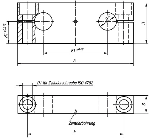 Norelem 21575-12 TRAVERSE FEST D=12, - Norelem 21575 Traversen fest