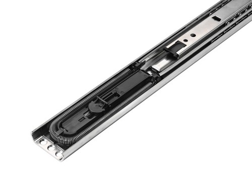 Accuride DZ5321-0080EC-A Teleskopschienen 100% Vollauszug, 19,1x53,1, SL 800, TR 800, 90kg, hell verzinkt - 5321 Accuride Teleskopschiene - EC- Feder bei ausgezogener Schiene