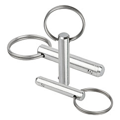 Leschhorn 04171.06x35-NI Edelstahl Steckbolzen, 6x35 mm - Steckbolzen