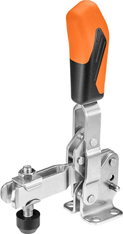 AMF 6800NIJ-0 Senkrechtspanner mit orangefarbenem Handgriff, Größe : 0, F1: 0,5 kN, F2: 0,7 kN - LE 6800NIJ Senkrechtspanner mit orangefarbenem Handgriff-Abbildung