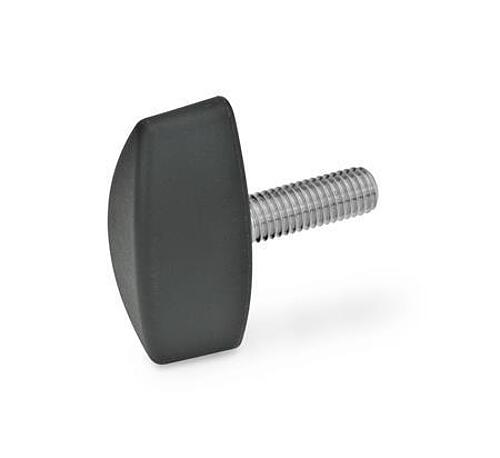 Ganter 531-20-M4-10-NI Flügelschrauben, Edelstahl Gewindestift - GN 531 Fluegelschrauben - Edelstahl Gewindestift-Abbildung