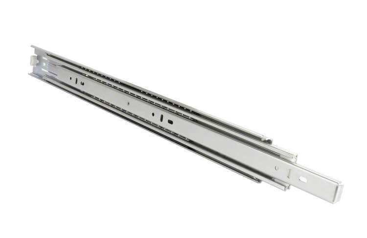 Accuride DZ3932-0025 Teleskopschienen 100% Vollauszug, 12,7x51,7, SL 250,TR 250, 68kg, hell verzinkt - Accuride 3932 Teleskopschienen - Vollauszug - 12 7x51 7 - bis 68kg-Abbildung