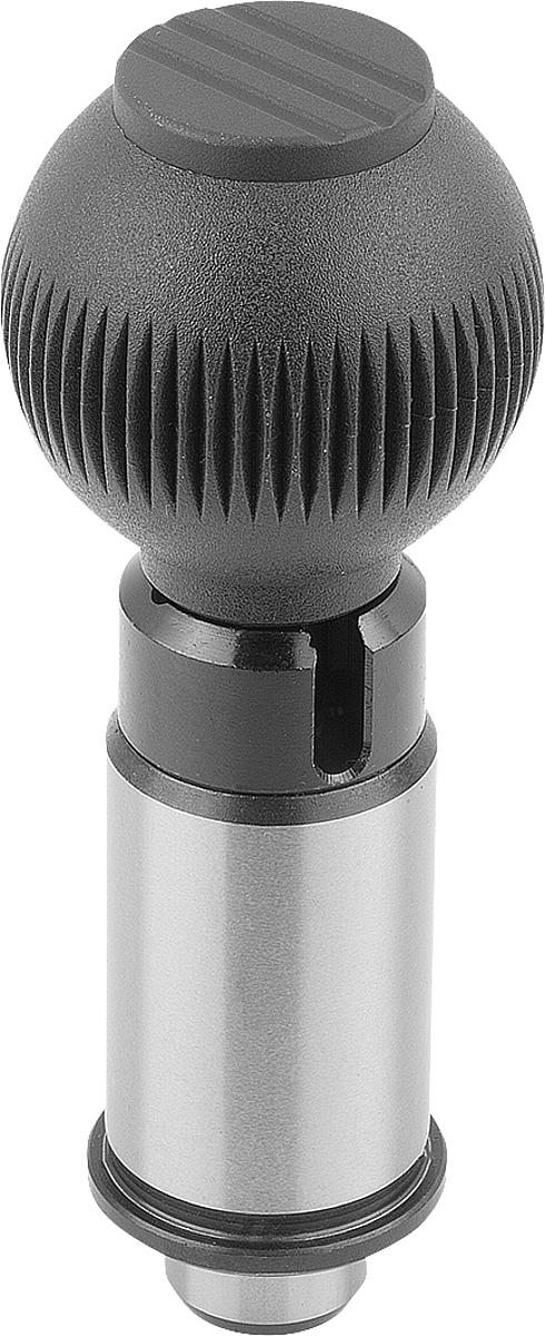 Kipp K0361.016 PRÄZISIONS ARRETIERBOLZEN D=16, ZYL. AUFNAHME, TYP A - K0361-016 PRAEZISIONS ARRETIERBOLZEN D 16 - ZYL AUFNAHME - TYP A