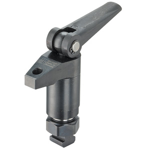 Halder 23310.0057 Aufsitzspanner Größe 40 Ø 40 x 135 mit Spannschraube - Aufsitzspanner - Groesse 40 - Durchmesser 40 x 70 - mit Spannschraube mit verstellbarem Klemmhebel mit Axiallager