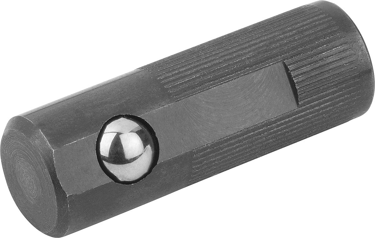 Kipp K0374.410 FEDERNDES SEITENDRUCKSTÜCK FORM C, D1=10, L1=30 - K0374-410 FEDERNDES SEITENDRUCKSTUECK FORM C - D1 10 - L1 30