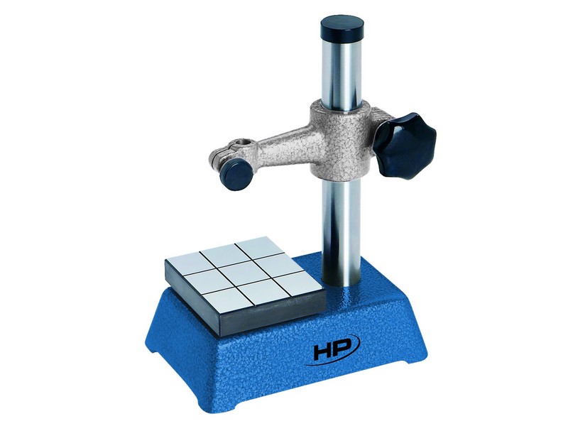 Helios Preisser, 0770102  Kleinmesstisch  mit starrem Arm: 100 mm Messhöhe, Ausladung 49 mm, Säule ø 22 mm, Tischfläche ø 50 mm - Helios Preisser 0770 Kleinmesstisch