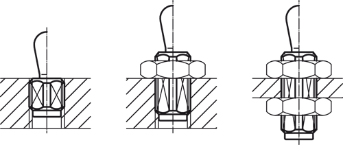 Halder 22150.0352 Seitendruckstück mit Gewinde und Stahlstift, ohne Abdichtung M 18 x 1.5, x 18,0 / 300 N - Seitendruckstuecke Seitendruckstueck - mit Gewinde und Stahlstift - ohne Abdichtung