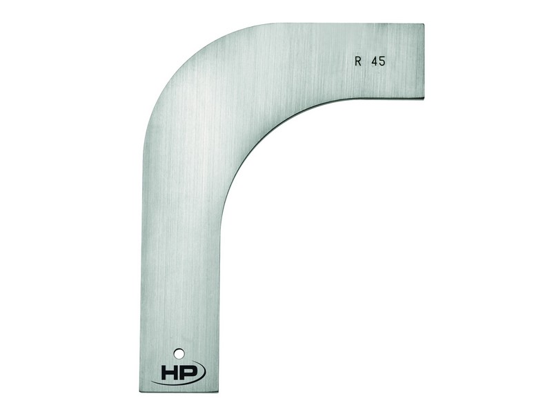 Helios Preisser 0604202  Radienschablone rostfreier Stahl Messbereich 1,0 - 7,0 mm, Blattzahl 17 mm - Helios Preisser 0604 Praezisions- Lehrenband