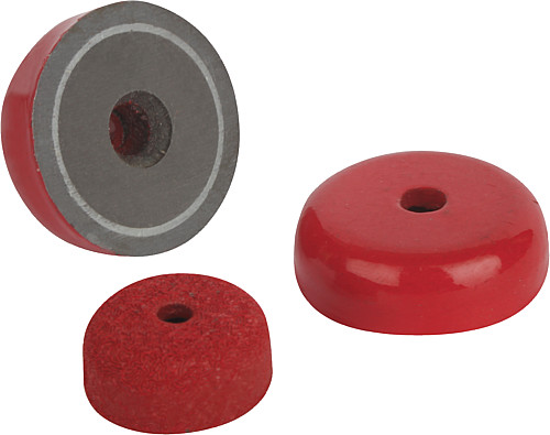 Kipp K0558.01 FLACHTOPF MAGNET D=19, L=8, - KIPP K0558 Flachtopf Magnete