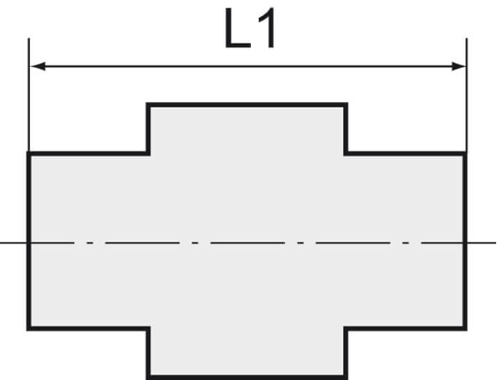 RIEGLER 122.014-4 Gerade Steckverschraubung »Blaue Serie«, G 1/4 a., Schlauch-Ø 4 - LE71512 122-014-6 Gerade Steckverschraubung