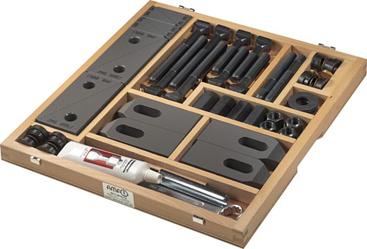 AMF 6531-M20x22 Spannwerkzeug-Sortimentskasten, L x B x H: 480x528x60, Nut: M20x22 - LE 6531 Spannwerkzeug-Sortimentskasten -Abbildung
