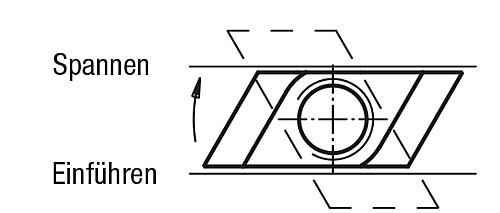 Norelem 07080-118 RHOMBUSMUTTER M18 FÜR T NUT 20 - Norelem 07080 Rhombusmuttern fuer T Nuten