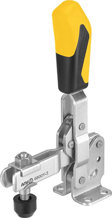 AMF 6800Y-0 Senkrechtspanner mit gelbem Handgriff, Größe : 0, F1: 0,5 kN, F2: 0,7 kN - LE 6800Y Senkrechtspanner mit gelbem Handgriff-Abbildung