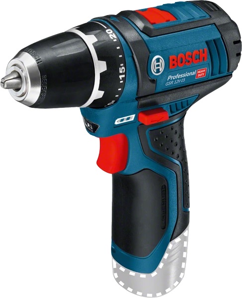 Bosch Rexroth 060186810D GSR 12V-15 Bosch Professional Akku-Bohrschrauber, Solo Version, L-BOXX - GSR 12V-15 Bosch Professional Akku-Bohrschrauber - Abbildung