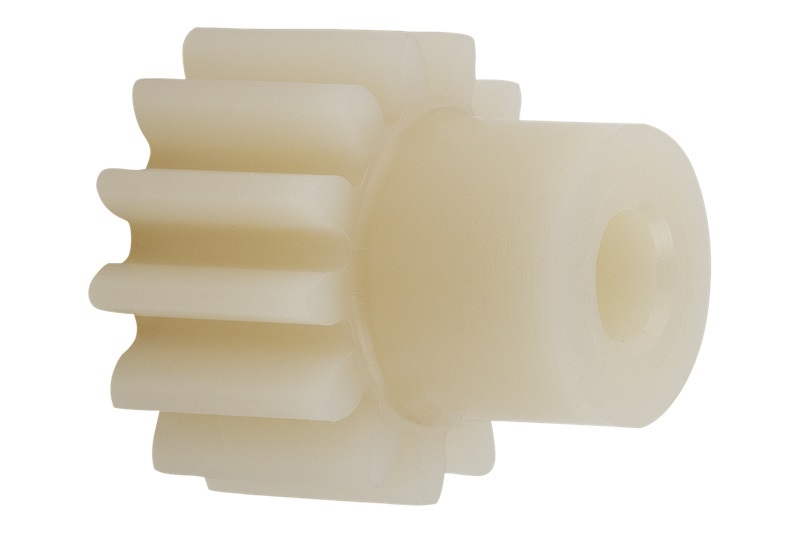 Norelem 22402-2050054 STIRNZAHNRAD GERADE B=3, N=54, POLYKETON, MIT NABE, D2=6 - NLM 22402 Stirnzahnraeder aus Kunststoff - Modul 0 5 gespritzt - gerade verzahnt - Polyketon