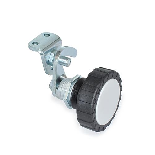 Ganter 115.8-HG-18-H1-CR-1 Hakenverriegelungen, Betätigung mit Bedienelementen - GN 115-8 Hakenverriegelungen - Betaetigung mit Bedienelementen-Abbildung