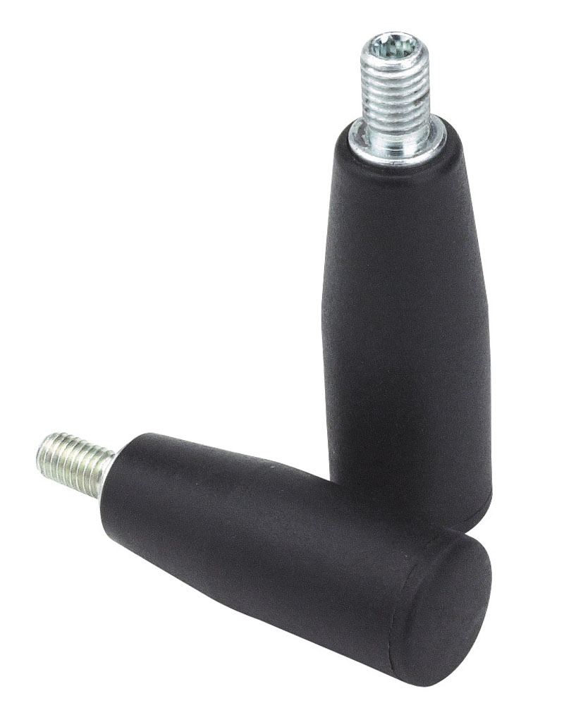 Leschhorn M129 Drehbare Zylindergriffe  H 72; d 19; Gewinde d1 M10X15; Kunststoff PA, schwarz - Boteco M129 Drehbare Zylindergriffe