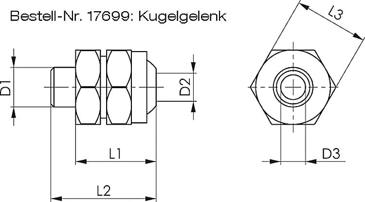 AMF 1520CZ Kugelgelenk und Adaptionsstück, max. Drehzahl: 400 1/min, min. Luft-Druck: 5 bar, max. Luft-Druck: 10 bar - LE 1520CZ Kugelgelenk und Adaptionsstueck -Anwendung