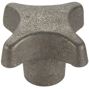 Halder 24620.0232 Kreuzgriff DIN 6335 Grauguss Ø 32 mit glattem Sackloch, Form C - Kreuzgriffe Kreuzgriff DIN 6335 - Grauguss - Durchmesser 40 - Rohteil - Form A Rohteil - Form A -Bild 1-