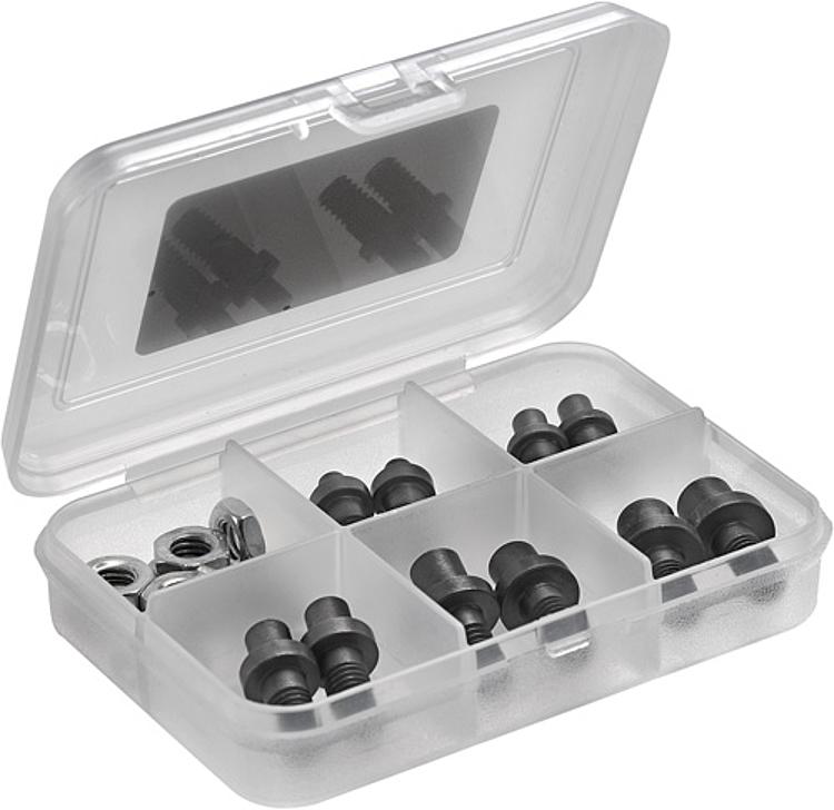 AMF 764ZB-M6 Sortierbox mit losen Zapfen, Zapfen-Ø: 4-5-6-7-8, Box L x B x H: 90 x 65 x 20 - LE 764ZB-M6 Sortierbox mit losen Zapfen-Abbildung