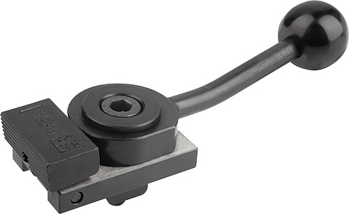 Norelem 04520-110X1 NIEDERZUGSPANNER, LINKSAUSFÜHRUNG MIT EBENER SPANNBACKE - Norelem 04520-SE Niederzugspanner Spannbacken eben