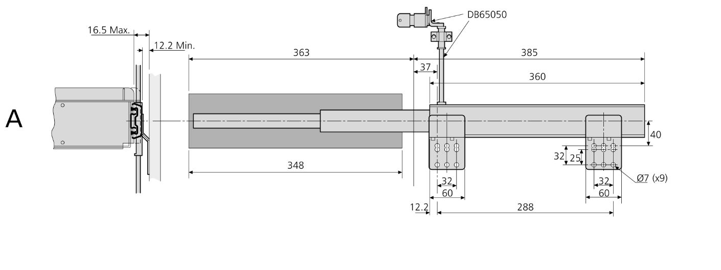 Accuride DB65050-1 Optionaler Verriegelungsbausatz - Accuride DB65050-1 Optionaler Verriegelungsbausatz TZ
