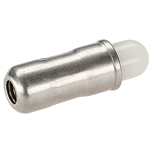 Halder 22080.0108 Federndes Druckstück glatte Ausführung  mit Bund und Bolzen Ø 8 Hülse und Bolzen aus rostfreiem Stahl - Federnde Druckstuecke Federndes Druckstueck - glatte Ausfuehrung