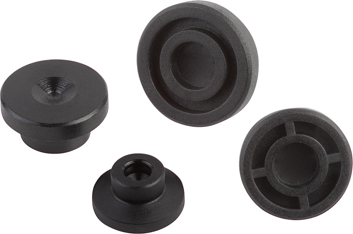 Norelem 07142-206 DRUCKSTÜCK KUNSTSTOFF D1=15, - 07142-206 DRUCKSTUECK KUNSTSTOFF D1 15
