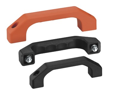 Leschhorn RG-1S.160.09 Bügelgriffe, Kunststoff, A 160,  Polyamid orange - Leschhorn RG Design Kunststoff Buegelgriffe