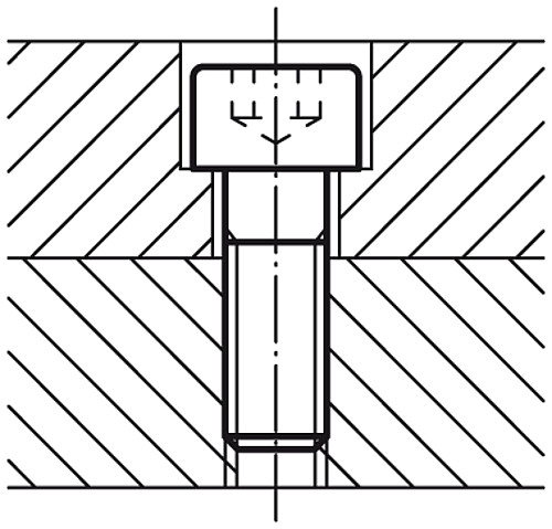 Leschhorn ZYLINDERSCHRAUBE DIN 912, EDELSTAHL A4-70, D=M6, L=10 - KIPP K0869 Zylinderschrauben mit Innensechskant DIN 912 DIN EN ISO 4762