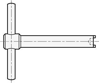 Ganter 611.2-M10  Montagewerkzeuge, für federnde Druckstücke GN 616.2, Stahl, Gewinde d1: M 10, RoHS: Ja - GN 611-2 Montagewerkzeuge - fuer federnde Druckstuecke GN 616-2 - Stahl - Massblatt
