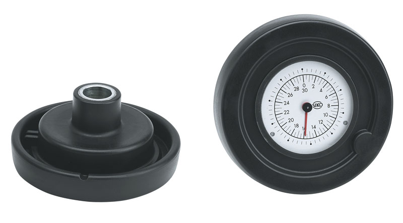 Leschhorn K900 Scheibenhandräder für Positionsanzeigen  D 175; d5 87 (S80/1); d1 16 H7 - Boteco K900 Speichenhandraeder fuer Positionsanzeigen