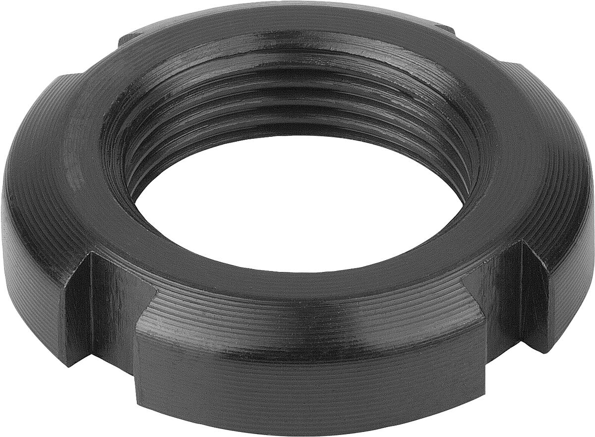 Norelem 33105-16 NUTMUTTER D=M16X1 D1=26, VERGÜTUNGSSTAHL, B=6 - 33105-16 NUTMUTTER D M16X1 D1 26 - VERGUETUNGSSTAHL - B 6