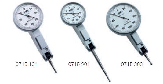 LE71427 33303120 Mahr 800 SGE  Fühlhebelmessgerät, Länge der Messeinsätze 9,15 mm, 0,14 mm Messbereich, Ablesung 0,001 mm, Außenring-Ø 38 mm, Anzeige 0-40-0 - Helios Preisser - 0715 Fuehlhebelmessgeraet