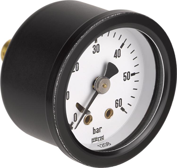AMF 1510CZ Manometer, max. Drehzahl: 100 1/min, L1: 26 mm, D1: 44 mm - LE 1510CZ Manometer -Abbildung