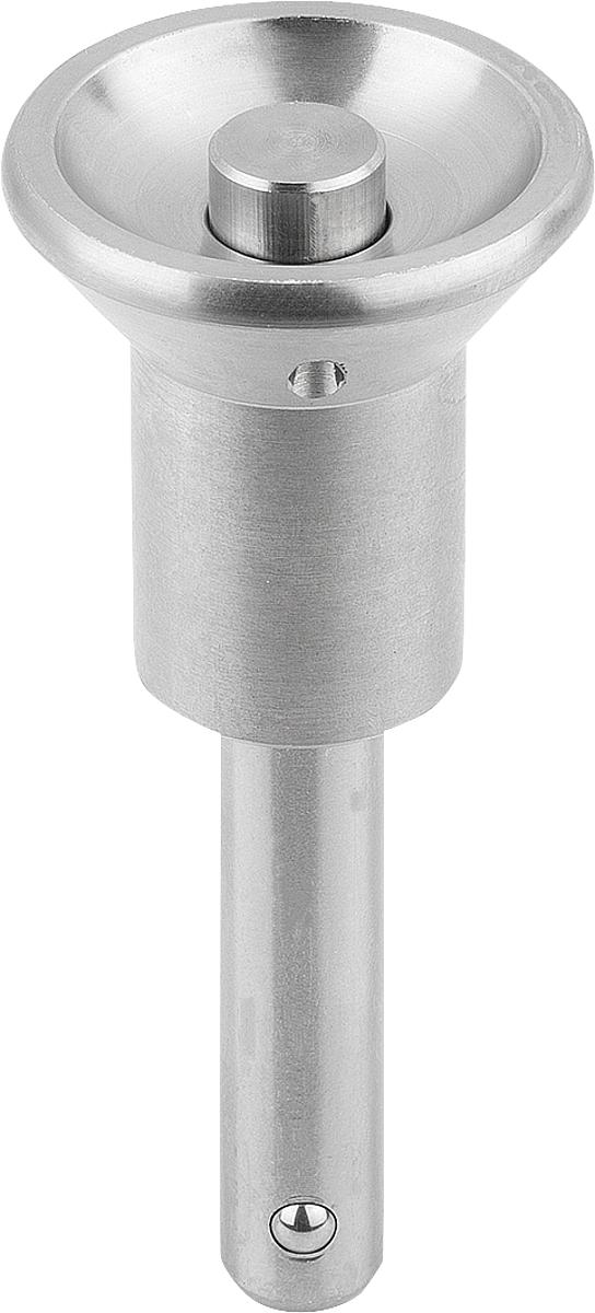 Kipp K0364.3110035 KUGELSPERRBOLZEN              EDELSTAHL, D1=10, L=35 - K0364-3110035 KUGELSPERRBOLZEN EDELSTAHL - D1 10 - L 35