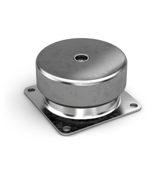 Leschhorn SCM-120NR60-M10 Maschinenlager, d= 76mm, Gewinde M10, Isolation: Elastomer NR, Stat. Last 200 kg, - LE70219 SCM-060NR45-M6 Maschinenlager