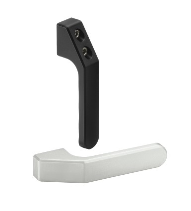 Leschhorn AH-14.R125.11   Maschinen- und Gerätegriffe rückseitige Befestigung AH-14.R Aluminium Bügelgriff, natur eloxiert - Leschhorn AH Griffhebel - Maschinen- und Geraetegriff