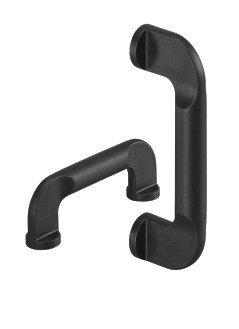 Leschhorn K4-20.S120.84   Kunststoff Bügelgriffe mit Senkschrauben A 120,  Polyamid schwarz - Leschhorn K4 Kunststoff Buegelgriffe