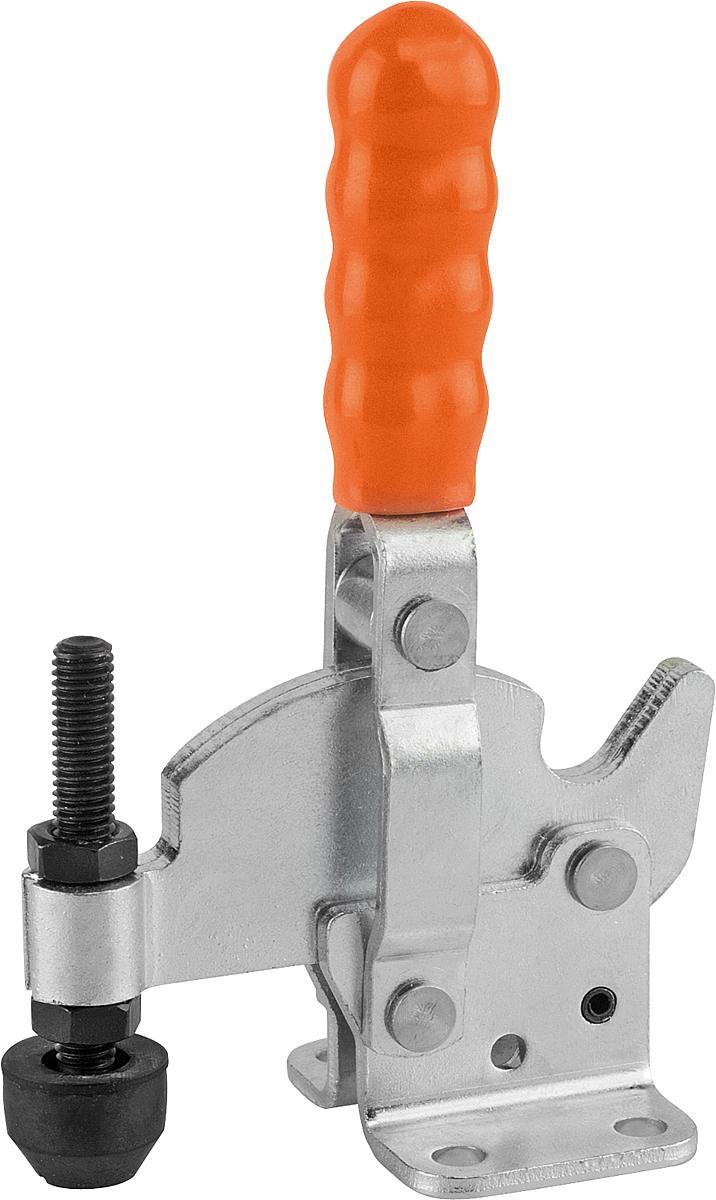 Kipp K0065.0075 KURVENSCHNELLSPANNER VERTIKAL, MIT WAAGRECHTEM FUSS, P=75 da - K0065-0075 KURVENSCHNELLSPANNER VERTIKAL - MIT WAAGRECHTEM FUSS - P 75 da