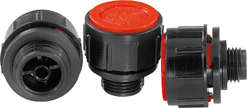 Kipp K0459.30012 ENTLÜFTUNGSSCHRAUBE, D=30, D1=G 1/2 - KIPP K0459 Entlueftungsschrauben mit Rueckschlagven