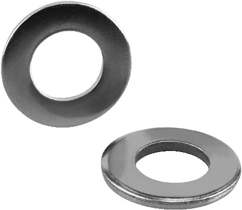 Leschhorn 7092-M30 Scheiben, Stahl, blank 31 300HV für Zylinderschrauben DIN 433/ISO 7092, d1= 31 mm, d2= 50 mm, s= 4, Stahl, blank, 1 VPE= 100 Stück - DIN433 ISO 7092 Unterlegscheiben fuer Zylinderschrauben