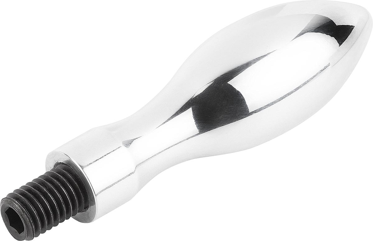 Norelem 06292-0616050 FESTST. BALLENGRIFF, ALUMINIUM, DIN 39, FORM E, D1=16, D3=M6 - 06292-0616050 BALLENGRIFF - FESTSTEHEND - ALUMINIUM - DIN 39 - FORM E - D1 16 - D3 M6