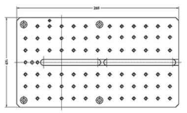 Helios Preisser, 0739170  Auflageplatte groß  269x149 mm - Helios Preisser - 0739 Auflageplatte gross