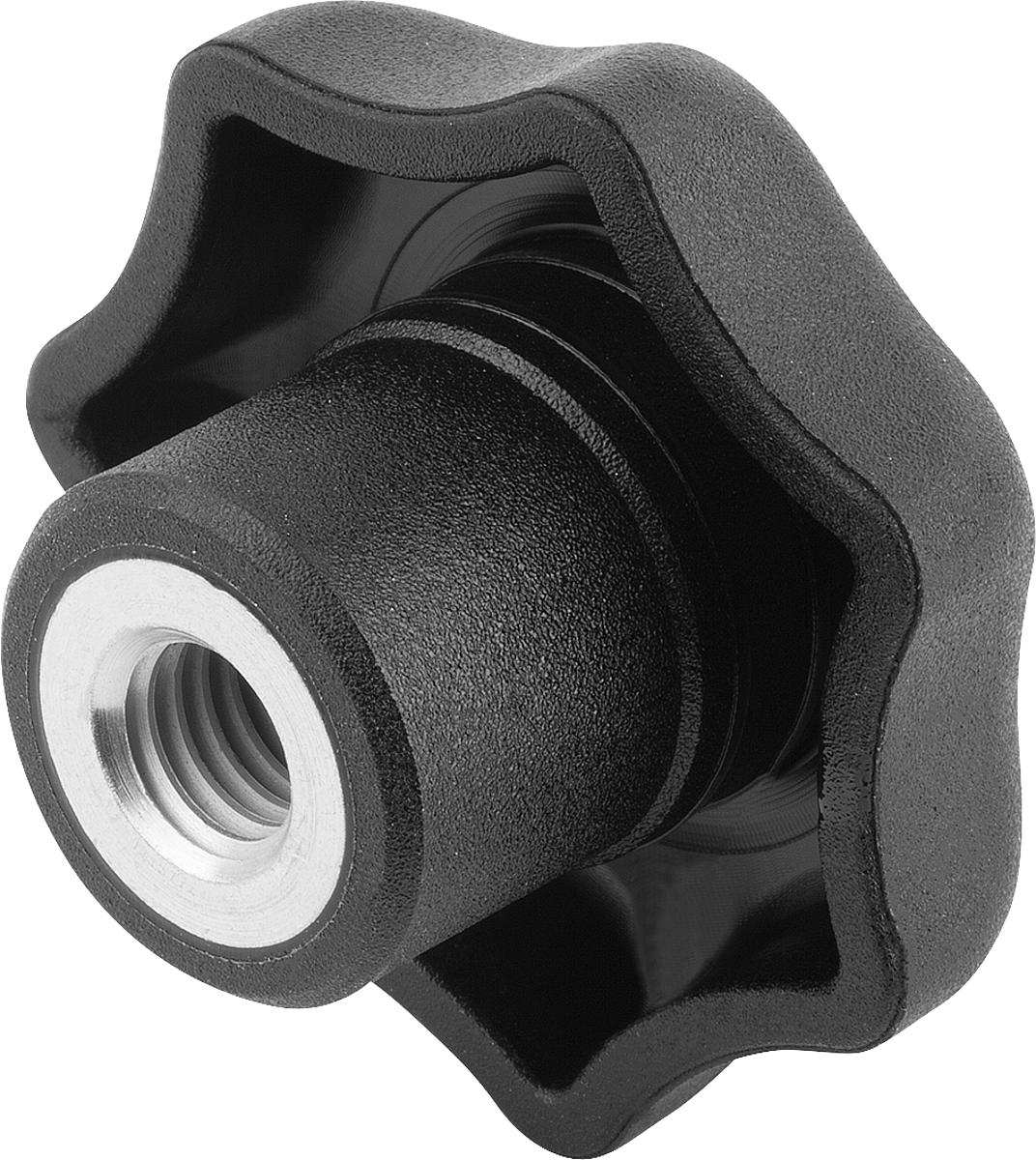 Kipp K0155.505 STERNGRIFF D1=25  M5, FORM D - K0155-505 STERNGRIFF D1 25 M5 - FORM D